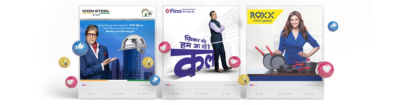 Our Clients Posters- Icon Steel, Fino Payemnts Bank, Roxx